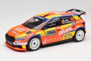 Skoda Fabia Rally2 #25 P. Lopez Rally Monte Carlo 2024 IXO 1:18 18RMC199 Kov