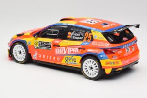 Skoda Fabia Rally2 #25 P. Lopez Rally Monte Carlo 2024 IXO 1:18 18RMC199 Kov – obrázok 5 z 6