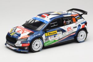 Skoda Fabia Rally2 #10 S. Wagner / G. Winter Barum Czech Rally Zlín 2024 IXO 1:18 18RMC221 Kov