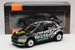 Skoda Fabia Rally2 #20 O. Solberg / E. Edmund Safari Rally Kenya 2024 IXO 1:18 18RMC222 Kov – obrázok 6 z 6