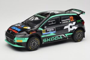 Skoda Fabia Rally2 #22 Toksport G. Greensmith / J. Andersson Safari Rally Kenya 2024 IXO 1:18 18RMC209 Kov