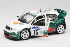 Skoda Fabia WRC #15 T. Gardemeister / P. Lukander WRC 1999 Solido 1:18 90457 Kov – obrázok 2 z 8