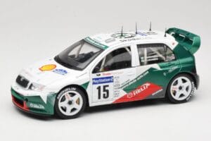 Skoda Fabia WRC #15 T. Gardemeister / P. Lukander WRC 1999 Solido 1:18 90457 Kov