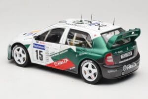 Skoda Fabia WRC #15 T. Gardemeister / P. Lukander WRC 1999 Solido 1:18 90457 Kov – obrázok 7 z 8