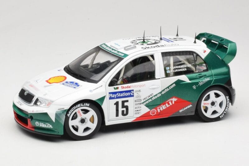 Skoda Fabia WRC #15 T. Gardemeister / P. Lukander WRC 1999 Solido 1:18 90457 Kov