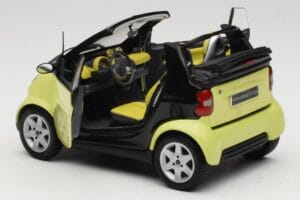 Smart Fortwo 450 Cabrio Žltý Minichamps 1:18 0012889V001C49Q00 Kov – obrázok 5 z 8