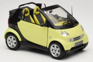 Smart Fortwo 450 Cabrio Žltý Minichamps 1:18 0012889V001C49Q00 Kov – obrázok 6 z 8