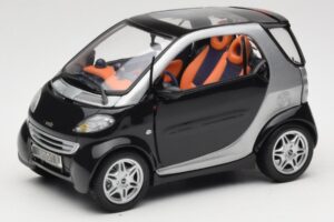 Smart Fortwo Čierny Kyosho 1:18 0004830V000C08Q00 Kov