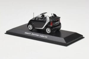 Smart Fortwo Cabrio Hlboká Čierna Minichamps 1:43 Q0022561V001C18Q00 Kov – obrázok 3 z 4