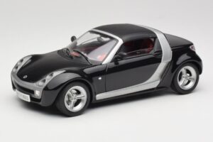 Smart Roadster Čierny Bburago 1:18 34099-M1 Kov