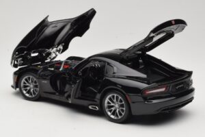 SRT Viper GTS Čierny Maisto 1:18 31128 Kov – obrázok 5 z 8