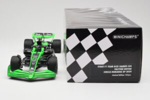 Stake F1 Team Kick Sauber C44 #77 V. Bottas Emilia Romagna GP 2024 Minichamps 1:18 117240177 Kov – obrázok 3 z 7