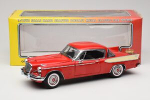 Studebaker Golden Hawk Apache Red Motor City 1:18 80009 Kov – obrázok 8 z 8