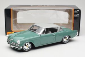 Studebaker Starliner Seafoam Zelený & Shasta Biely Maisto 1:18 31651 Kov – obrázok 8 z 8