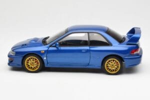 Subaru Impreza 22B Upgraded Version Modrý So Zlatými Ráfikmi AUTOart 1:18 78602 Kov – obrázok 4 z 8