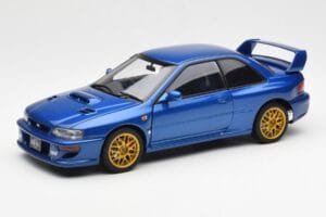 Subaru Impreza 22B Upgraded Version Modrý So Zlatými Ráfikmi AUTOart 1:18 78602 Kov