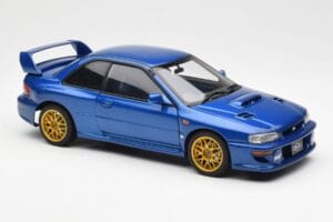 Subaru Impreza 22B Upgraded Version Modrý So Zlatými Ráfikmi AUTOart 1:18 78602 Kov – obrázok 6 z 8