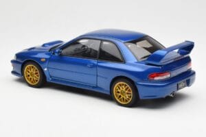 Subaru Impreza 22B Upgraded Version Modrý So Zlatými Ráfikmi AUTOart 1:18 78602 Kov – obrázok 7 z 8