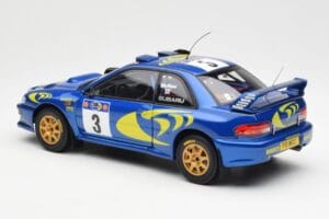 Subaru Impreza WRC #3 C. McRae / N. Grist Safari Rally Winner 1997 AUTOart 1:18 89792 Kov – obrázok 7 z 8