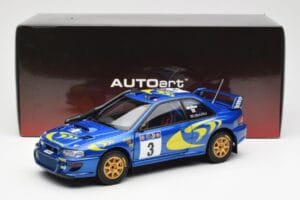 Subaru Impreza WRC #3 C. McRae / N. Grist Safari Rally Winner 1997 AUTOart 1:18 89792 Kov – obrázok 8 z 8