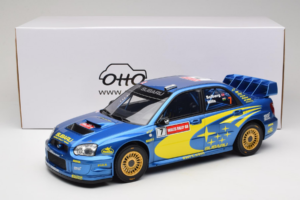 Subaru Impreza WRC S9 #7 P. Solberg / P. Mills Rally Great Britain 2003 Otto 1:12 G092 Živica – obrázok 6 z 6