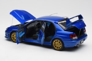 Subaru Impreza WRX STI GD Modrý AUTOart 1:18 78681 Kov – obrázok 5 z 8