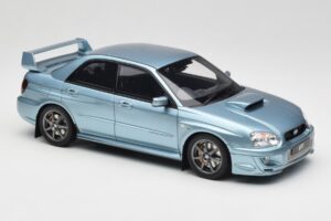 Subaru Impreza WRX STi WR1 GD P. Solberg Edition Ice Blue Metallic Otto 1:18 OT1114 Živica – obrázok 4 z 6