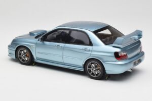Subaru Impreza WRX STi WR1 GD P. Solberg Edition Ice Blue Metallic Otto 1:18 OT1114 Živica – obrázok 5 z 6