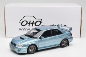 Subaru Impreza WRX STi WR1 GD P. Solberg Edition Ice Blue Metallic Otto 1:18 OT1114 Živica – obrázok 6 z 6
