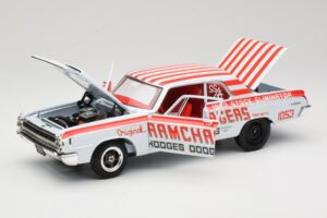Dodge 330 Super Stock Ramchargers NHRA 1964 Highway 61 1:18 50044 Kov – obrázok 2 z 8
