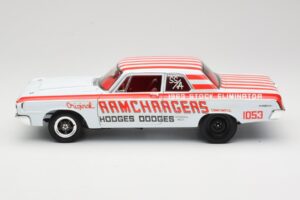 Dodge 330 Super Stock Ramchargers NHRA 1964 Highway 61 1:18 50044 Kov – obrázok 4 z 8