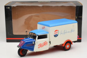 Tempo Dreirad Kastenwagen Pepsi Minichamps 1:18 150099024 Kov – obrázok 8 z 8