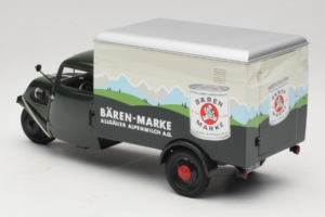 Tempo Hanseat Kastenwagen Baren Marken Minichamps 1:18 150099045 Kov – obrázok 5 z 6