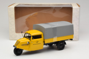 Tempo Hanseat Kastenwagen Deutsche Post Minichamps 1:18 TEMPO001 Kov – obrázok 6 z 6