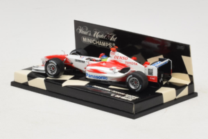 Toyota TF104 Panasonic #16 C. da Matta Panasonic Toyota Racing 2004 Minichamps 1:43 400040016 Kov – obrázok 3 z 5