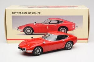Toyota 2000 GT Červený AUTOart 1:18 78741 Kov – obrázok 8 z 8