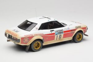Toyota Celica 2000 GT RA21 #18 J-L. Therier RAC Rally 1977 IXO 1:18 18RMC189C Kov – obrázok 2 z 6