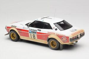 Toyota Celica 2000 GT RA21 #18 J-L. Therier RAC Rally 1977 IXO 1:18 18RMC189C Kov – obrázok 5 z 6