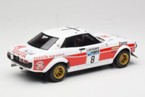 Toyota Celica 2000 GT RA21 #8 H. Mikkola / A. Hertz RAC Rally 1977 IXO 1:18 18RMC189A Kov – obrázok 2 z 6