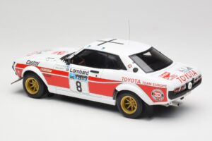 Toyota Celica 2000 GT RA21 #8 H. Mikkola / A. Hertz RAC Rally 1977 IXO 1:18 18RMC189A Kov – obrázok 5 z 6