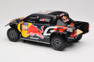 Toyota GR DKR Hilux Evo #216 S. Quintero / D. Zenz Rally Dakar 2024 IXO 1:18 18RMC238B Kov – obrázok 5 z 6