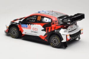 Toyota GR Yaris Rally1 #69 Toyota Gazoo Racing WRT K. Rovanpera / J. Halttunen Rally Finland 2024 IXO 1:18 18RMC218 Kov – obrázok 5 z 6