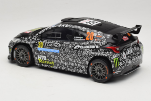 Toyota GR Yaris Rally2 #20 O. Solberg / E. Edmondson Rally Monte Carlo 2025 IXO 1:18 18RMC232 Kov – obrázok 5 z 6