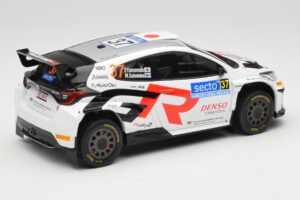 Toyota GR Yaris Rally2 #37 Y. Yamamoto Rally Finland 2024 IXO 1:18 18RMC212A Kov – obrázok 2 z 6