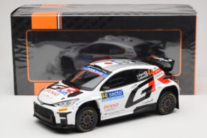 Toyota GR Yaris Rally2 #44 H. Kogure Rally Finland 2024 IXO 1:18 18RMC212B Kov – obrázok 6 z 6