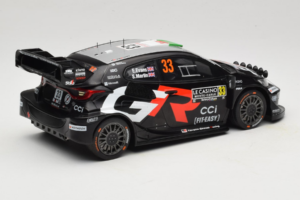 Toyota GR Yaris WRC #33 E. Evans / S. Martin Rally Monte Carlo 2025 IXO 1:18 18RMC229B Kov – obrázok 2 z 6
