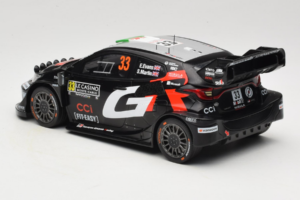 Toyota GR Yaris WRC #33 E. Evans / S. Martin Rally Monte Carlo 2025 IXO 1:18 18RMC229B Kov – obrázok 5 z 6