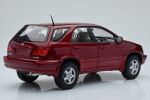 Toyota Harrier Červená Metalíza AUTOart 1:18 70035 Kov – obrázok 3 z 8