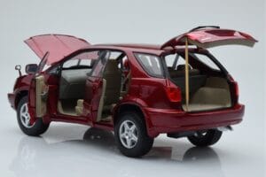 Toyota Harrier Červená Metalíza AUTOart 1:18 70035 Kov – obrázok 5 z 8