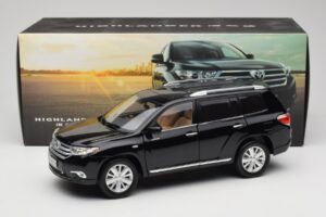 Toyota Highlander XU40 Čierny Paudi Model 1:18 2043612-B1 Kov – obrázok 8 z 8